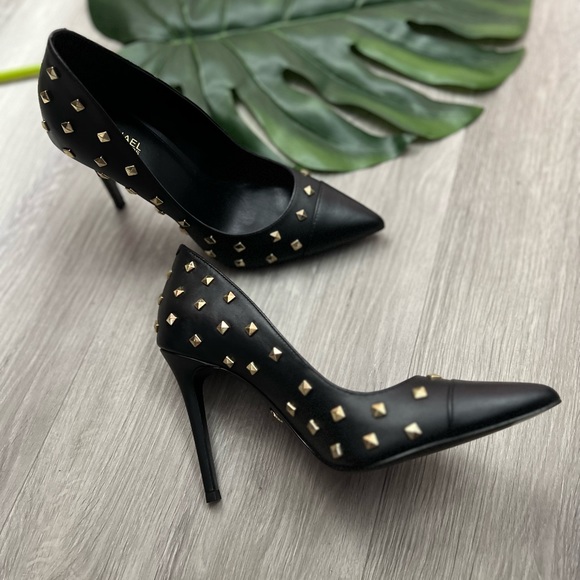 Michael Kors Keke Toe Tap Cap Studs Shoe ✨brand new✨new without box - Picture 6 of 10